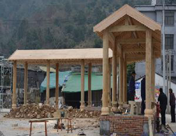 大乌石村古道茶廊、望枫亭