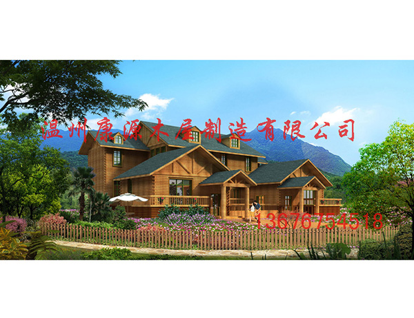 木屋别墅效果图